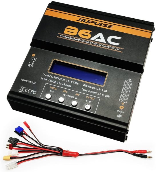 Lipo Battery Charger B6AC 80W Dual AC/DC RC Battery Charger629519046840341110