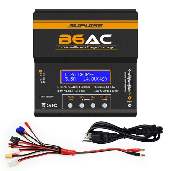 Lipo Battery Charger B6AC 80W Dual AC/DC RC Battery Charger Carousel 1