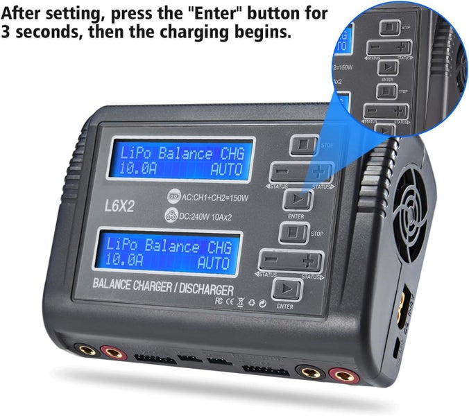 LiPo Battery Charger Dual RC LiPo Balance Battery Charger62952856008834113