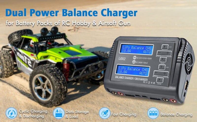 LiPo Battery Charger Dual RC LiPo AC150W DC240W 10A C240 Balance Battery Charger62950954728707113