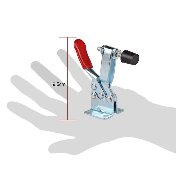 Quick Release Toggle Clamp - 201b Hand Tool 198lbs Holding Capacity Antislip Hor Carousel 1