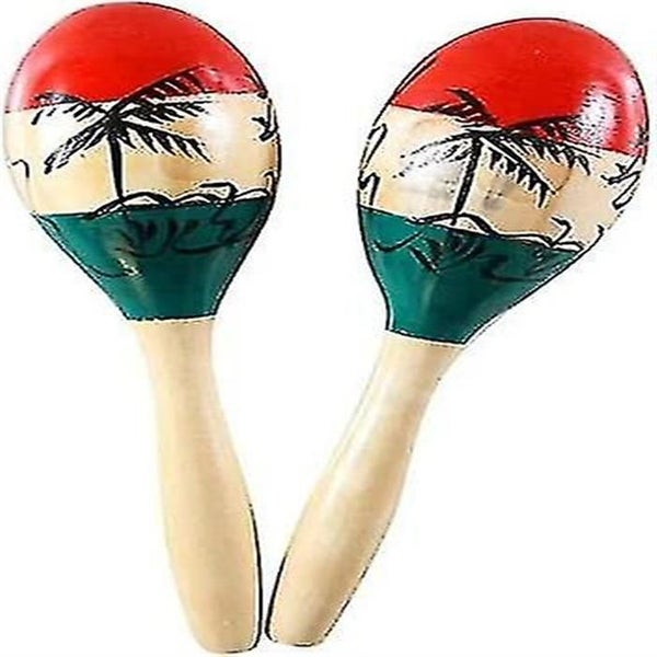 Kids & Adults 1 Pair | Wooden Rumba Shaker | Great Tool For Learning Activities Carousel 1