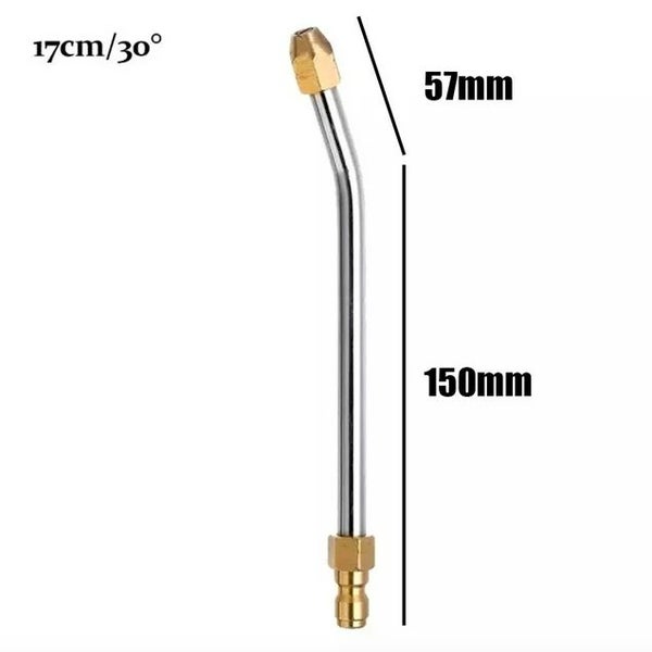 30, 90 Degree / U Shape Pressure Washer Angled Lance 17cm Extension Spray Carousel 2