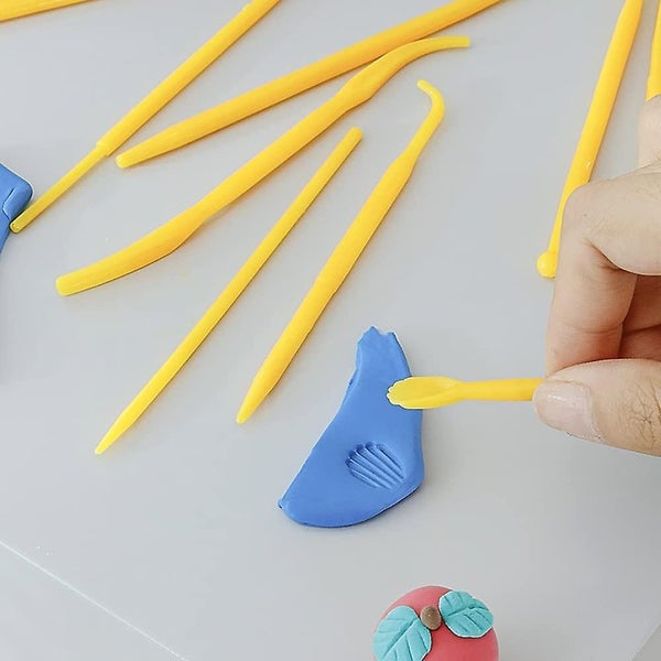 15-piece Diy Plastic Polymer Carving Set Clay Tools For Carving, Styling, Emboss62974819344514114