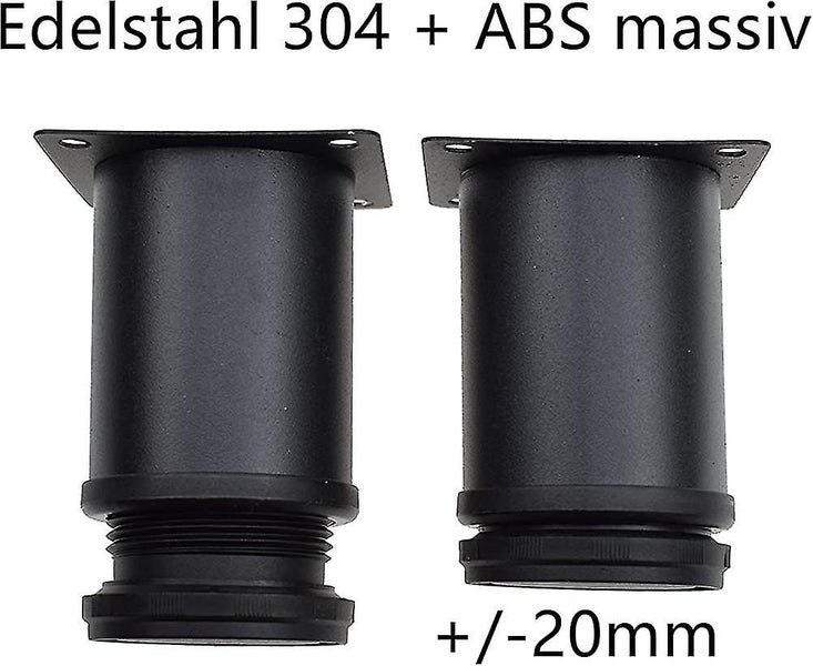 Height Adjustable Stainless Steel Furniture Feet 4 Pcs Heilwiy Black Diameter 50 Carousel 2