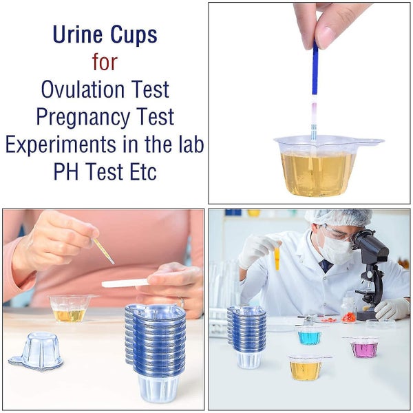 Urine Cups Plastic Urine Collection Cups Disposable Urine Specimen Cups For Preg Carousel 1