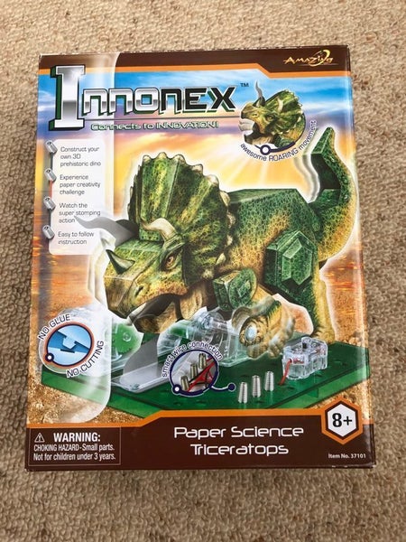 Paper Science Triceratops Carousel 1