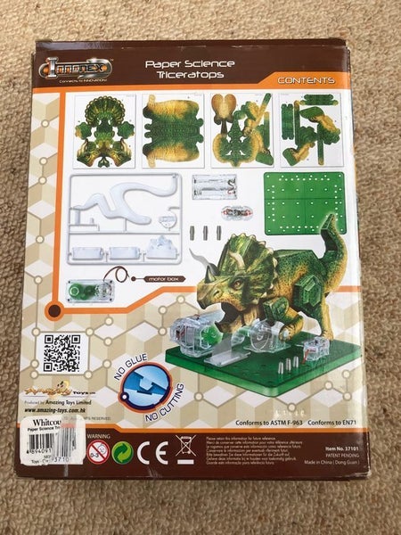 Paper Science Triceratops Carousel 2