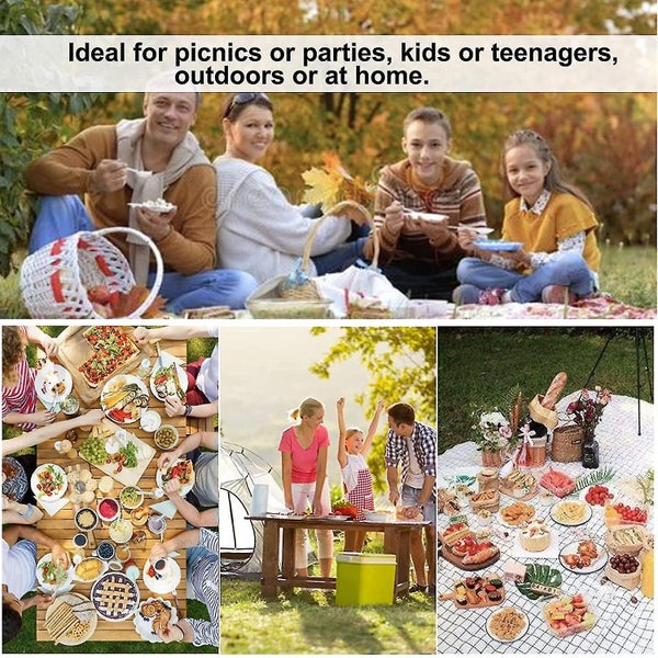 6 Inch Wheat Straw Deep Dinner Plates - Microwave And Dishwasher Safe, Unbreakab Carousel 5