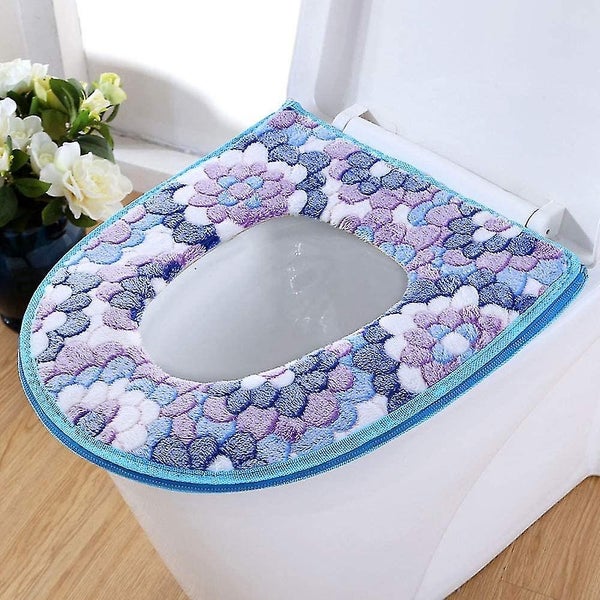 Toilet Seat Covers Cushion Bathroom Warm Skin friendly Four Seasons Available Zi Carousel 2