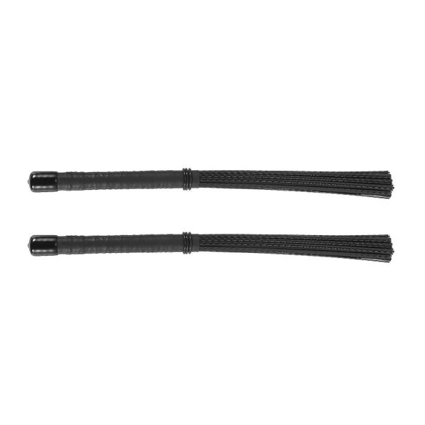 2pcs Cajon Brush Telescoping Drum Brushes Nylon Sticks Percussion Carousel 2