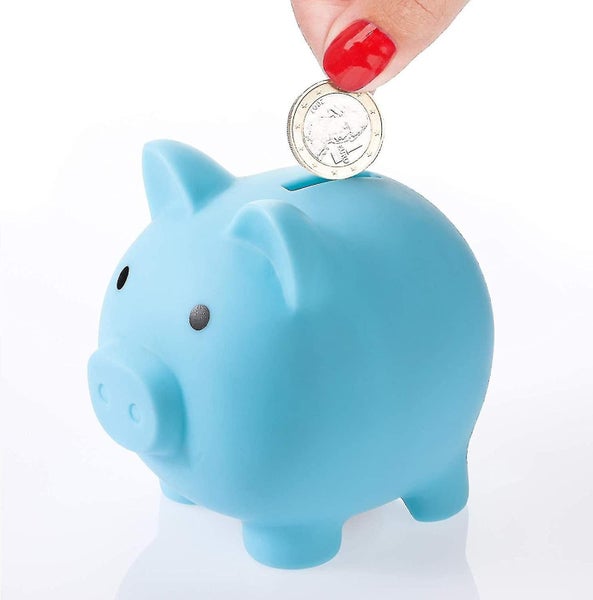 2 Pieces Cute Piggy Bank Cute Plastic Pig Money Bank Adults Unbreakable Piggy Ba Carousel 1