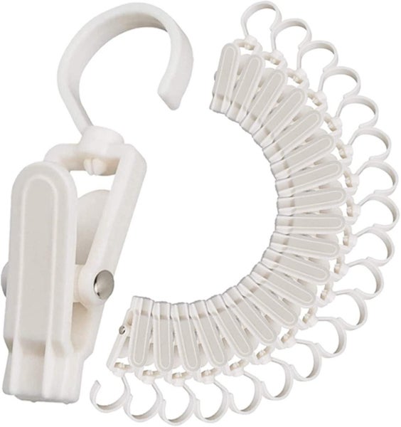 20pcssuper Strong Plastic Family Travel Rotating Hanging Laundry Hook, Clothespi Carousel 1
