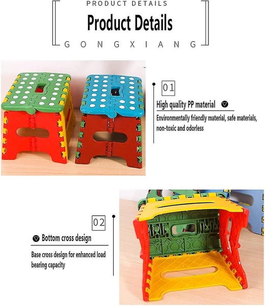 Portable Folding Step Stool, Small Folding Step, Non-slip Step, Folding Stool Fo Carousel 5