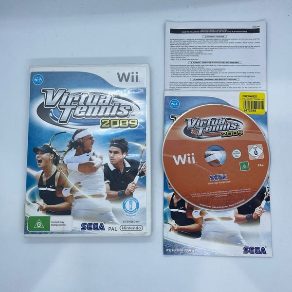 Virtua Tennis 2009 Nintendo Wii Game PAL Carousel 1