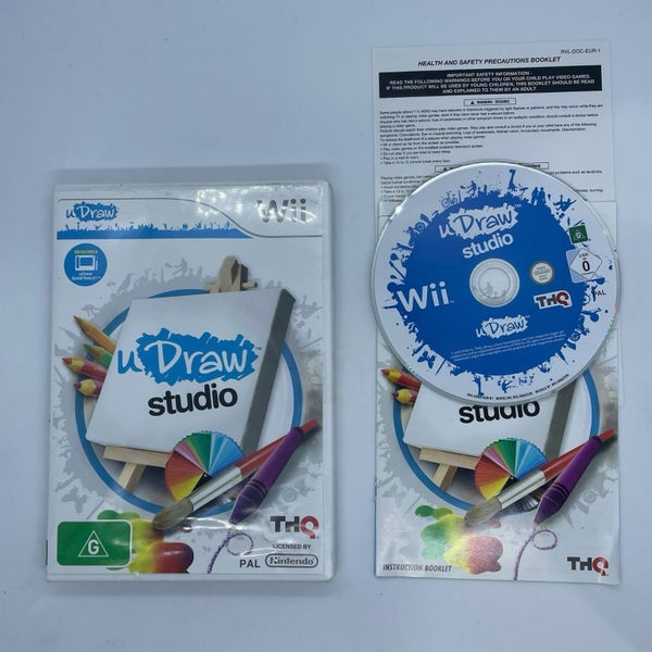 U Draw Studio Nintendo Wii Game + Manual PAL Carousel 1