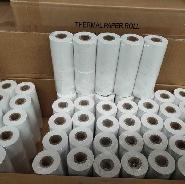 (100 Rolls) Thermal Eftpos Paper Rolls 57X38MM 12m/roll Carousel 1