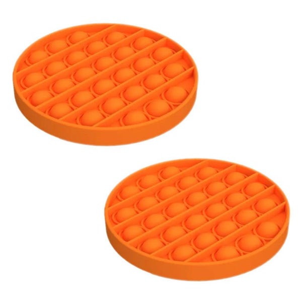 Kids Pop It Push Pop Bubble Silent Sensory Fidget Stress Relief Toy - 10 Pack Carousel 2