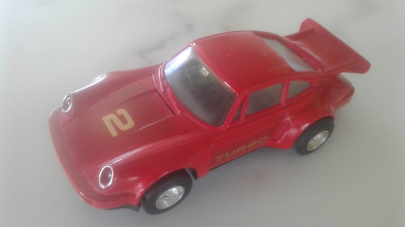 VINTAGE PORSCHE TURBO C125 slot car scalextric Carousel 1