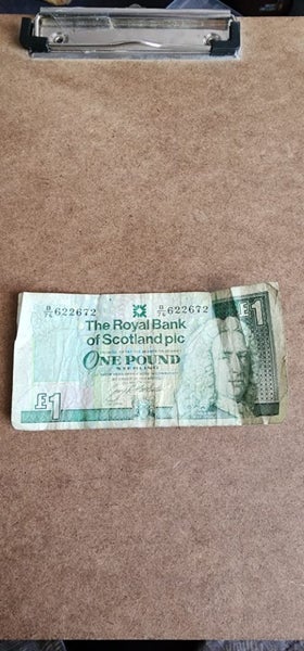 Scotland one pound bank note x1 Carousel 1