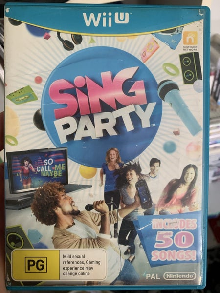 Sing party Wii u game sing star Carousel 1
