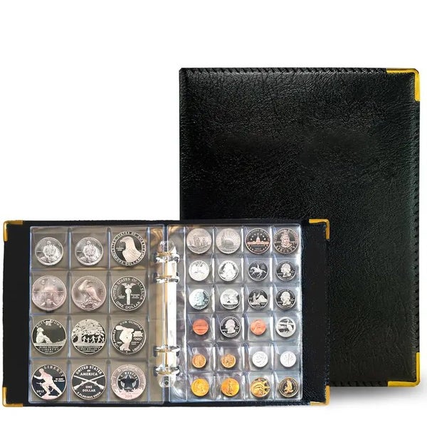 360 Coins Pockets Collecting Coin Collection Storage Holder Money Album Book Carousel 2