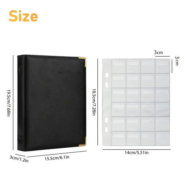 360 Coins Pockets Collecting Coin Collection Storage Holder Money Album Book Carousel 1