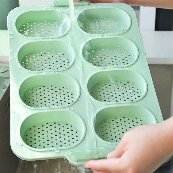 8 In A Row Cake Silicone Mould With Vent Design Foldable Space Saving Mould For Carousel 5