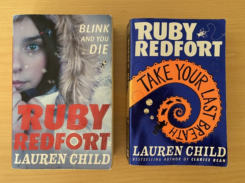 2 x Ruby Redfort books Carousel 1