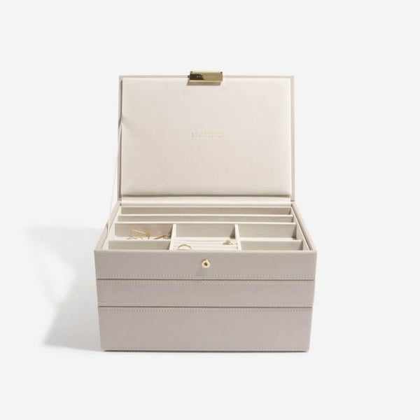 Stackers Classic Jewellery Box Set 3 Taupe Carousel 1