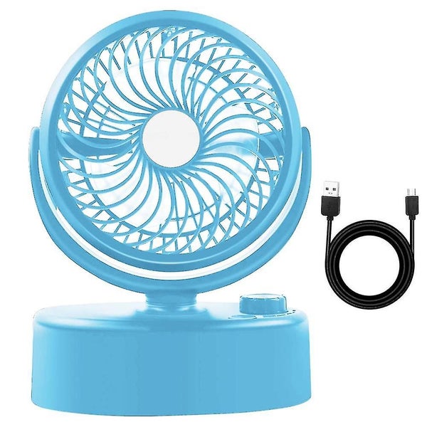 Desk Fanmini Usb Charging Fan Automatic Shaking Head Rotation Perfect Small Pers Carousel 1