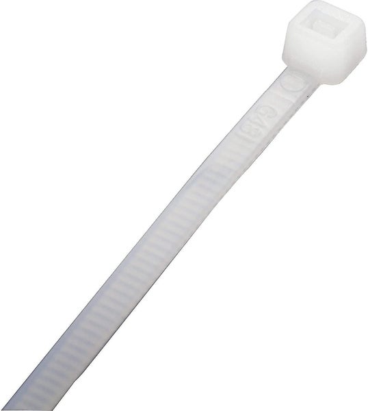 100 Pack Cable Ties, White/natural, 200mm X 3.6mm, Premium Quality Plastic Cable Carousel 1