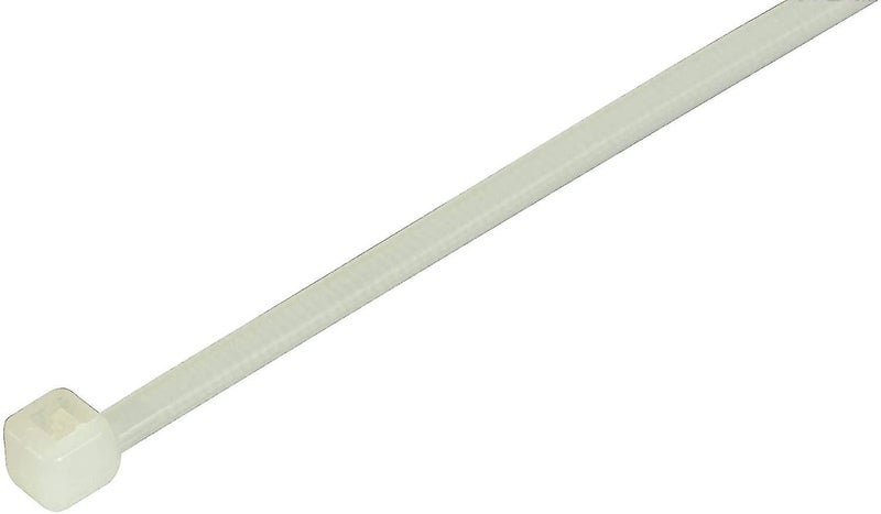 100 Pack Cable Ties, White/natural, 200mm X 3.6mm, Premium Quality Plastic Cable Carousel 4