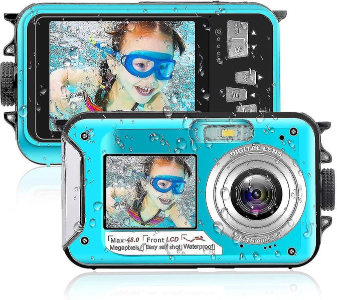 Waterproof Camera 10 Ft 2.7k Full Hd 48mp Underwater Camera 16 x Digital Zoom W Carousel 1