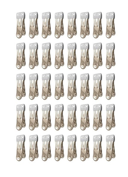 clothes Pegs Stainless Steel - 40 Pieces Clothes Pegs Metal - Clothes Pegs With Carousel 1