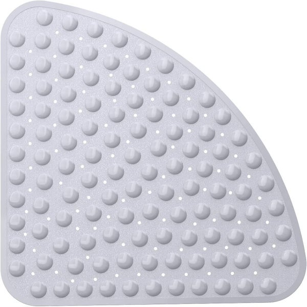 Shower Mat Non Slip With Suction Cups, 21 X 21 Inches Anti Slip Corner Shower Ma Carousel 1
