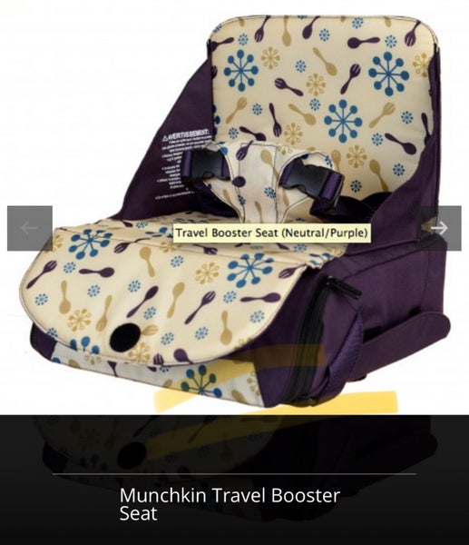 Munchkin Travel Booster Seat / Portable Chair Carousel 1