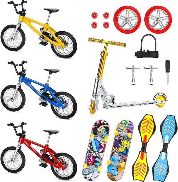 18 Pieces Mini Finger Toys Set Hand Skateboard Finger Skateboards For Kids Finge Carousel 1
