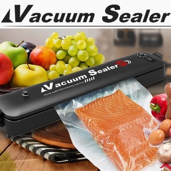 Food Vacuum Sealer Meat Packing Machine Sealing Automatic Saver Packer + 5 BAGS Carousel 1