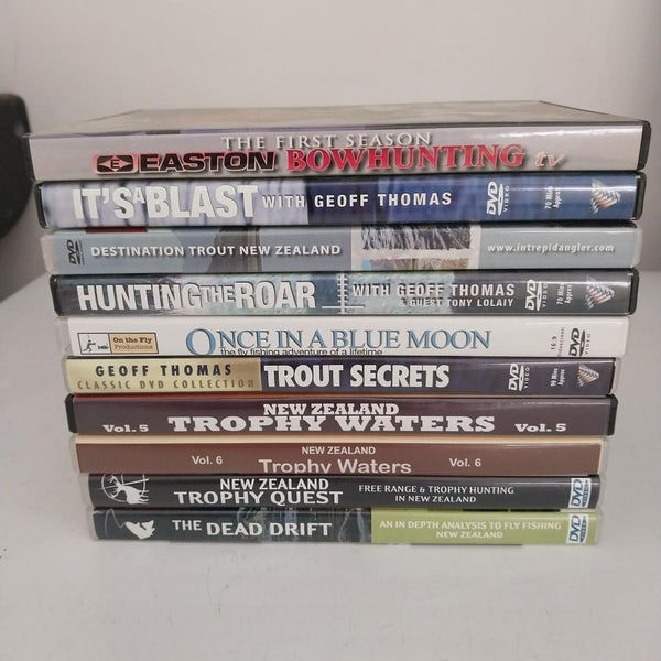 10 HUNTING AND FISHING DVD'S Carousel 1