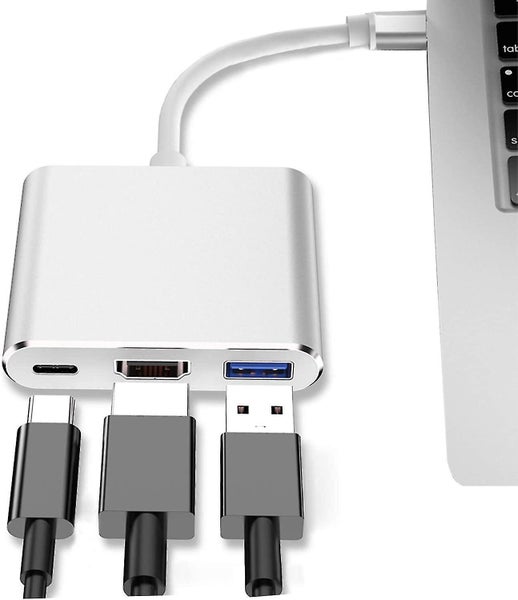 Usb-c To Hdmi Adapter (supports 4k/30hz) - 3-in-1 Type-c Converter Cable - For 2 Carousel 2