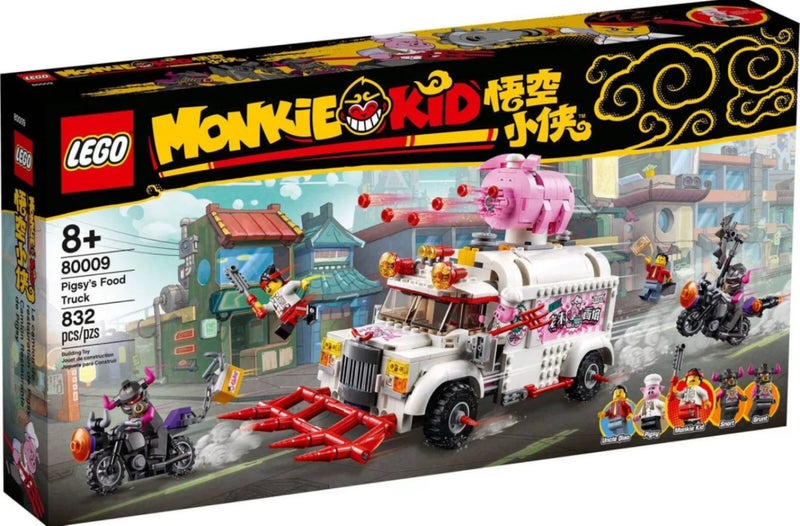 LEGO Monkie Kid 80009 Pigsy's Food Truck Carousel 1