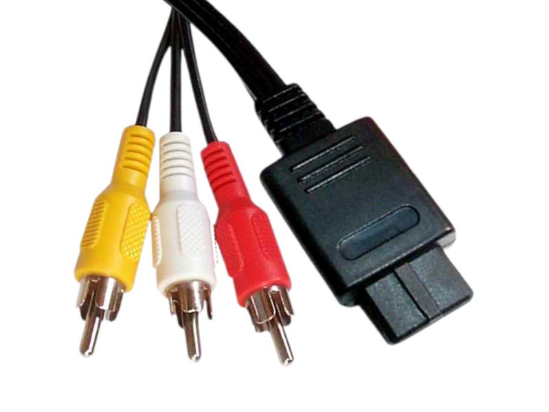 Nintendo 64 N64 GameCube Super Nintendo SNES Audio Video AV TV cable cord lead Carousel 8
