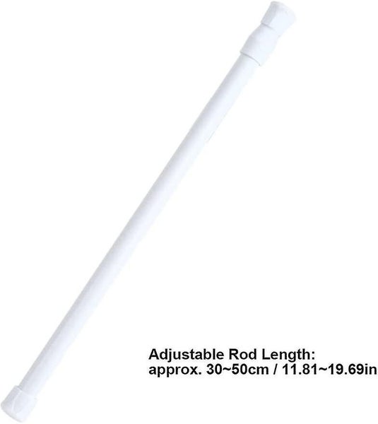 Adjustable Shower Curtain Rail - Steel Tension Pole (30-50 inches) Carousel 2