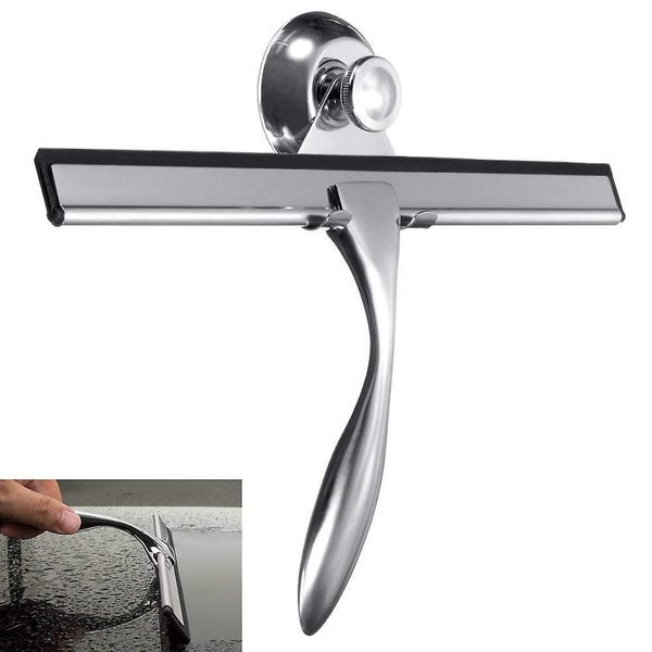 Window Squeegee Shower Squeegee Stainless Steel Squeegee With Suction Cup Hooks Carousel 1