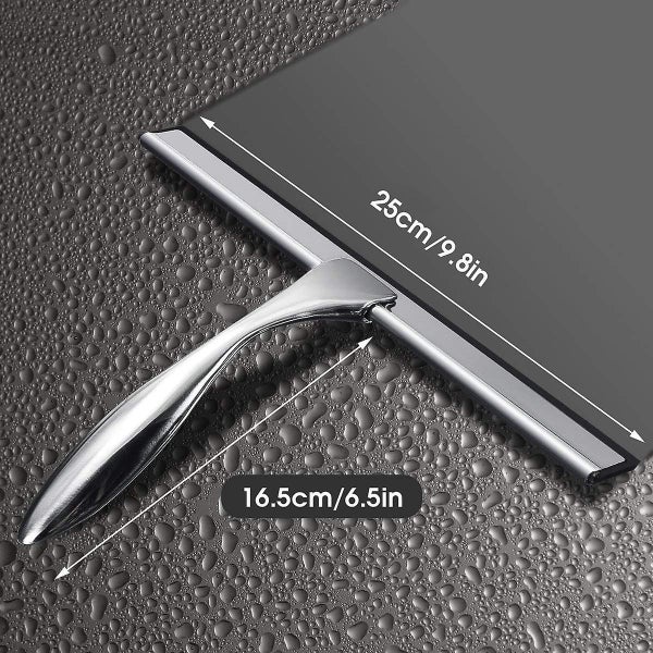 Window Squeegee Shower Squeegee Stainless Steel Squeegee With Suction Cup Hooks Carousel 5