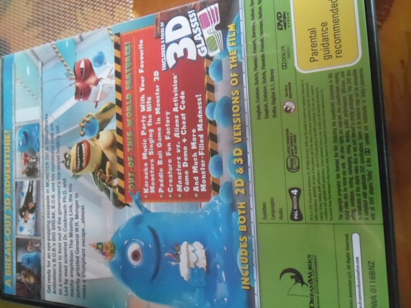 DVD - BOS'S BIG BREAK IN MONSTER 3D Carousel 2