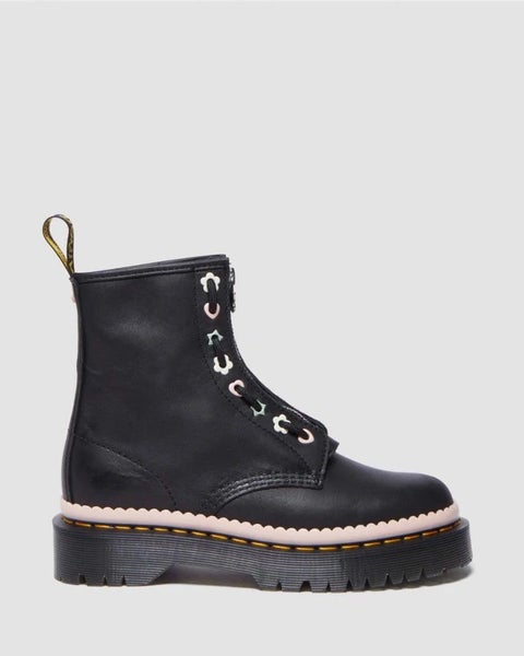 Dr. Martens 1460 Pascal Zip Luxe Nappa - Black Sendal Carousel 1