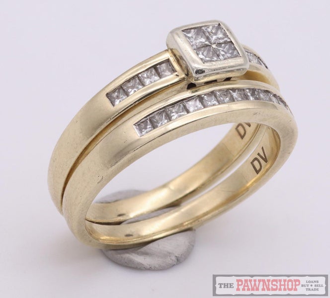9ct Yellow Gold Diamond Bridal Rings, Set of Two - 0.50cts TDW ~ $3,100! Carousel 2