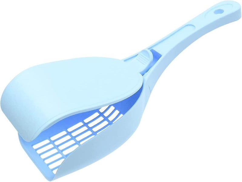 Cat Litter Scoop With Lid, Plastic Cat Litter Shovel With Big Holes Sieve Cat Sa Carousel 1